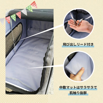 【当店限定180日延長保証】 SunRuck ハンドル付き2Wayペットキャリー  サンルック SR-PCR01