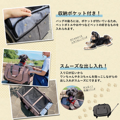 【当店限定180日延長保証】 SunRuck ハンドル付き2Wayペットキャリー  サンルック SR-PCR01
