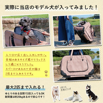 【当店限定180日延長保証】 SunRuck ハンドル付き2Wayペットキャリー  サンルック SR-PCR01