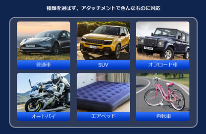 SunRuck  電動空気入れ ポータブルエアコンプレッサー サンルック EA-PAC010