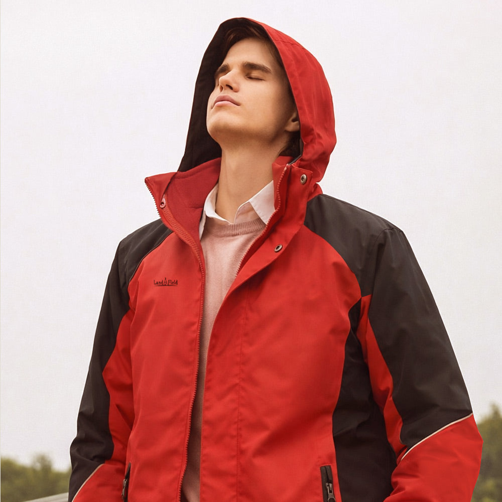 LandField 3WAYヒートジャケット Mサイズ Lサイズ XLサイズ ランドフィールド LF-HJ010-M-RD LF-HJ010-L-RD LF-HJ010-XL-RD LF-HJ010-M-BL LF-HJ010-L-BL LF-HJ010-XL-BL