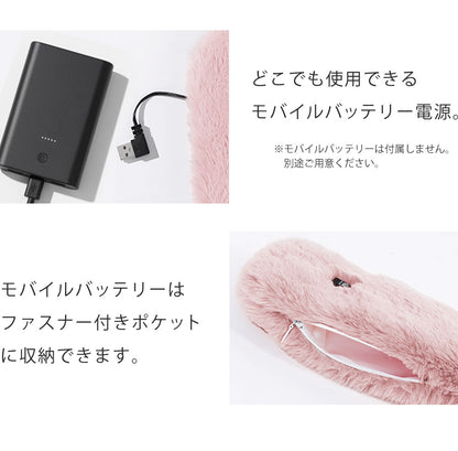 【ネコポス発送】【代引不可】LandField ヒートマフラー ランドフィールド LF-HM010-BK LF-HM010-PK