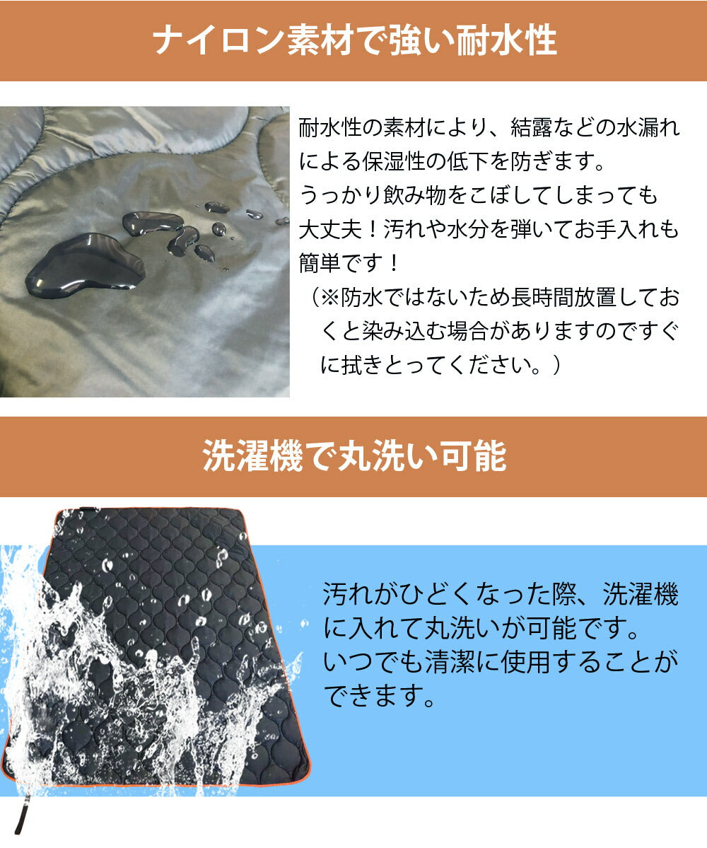 LandField 大判アウトドアブランケット(200×140cm) ランドフィールド LF-OB014-BK