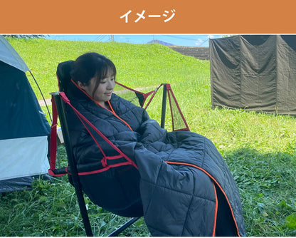 LandField 大判アウトドアブランケット(200×140cm) ランドフィールド LF-OB014-BK