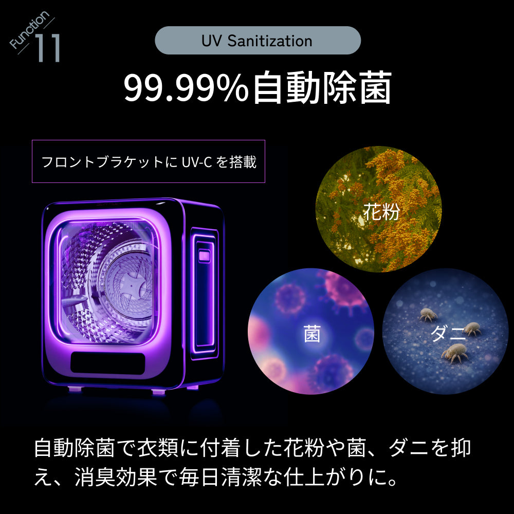 【当店限定180日延長保証】SunRuck 小型衣類乾燥機 Smart Cube Dryer サンルック SR-ASMN307C-W SR-ASMN307C-GY