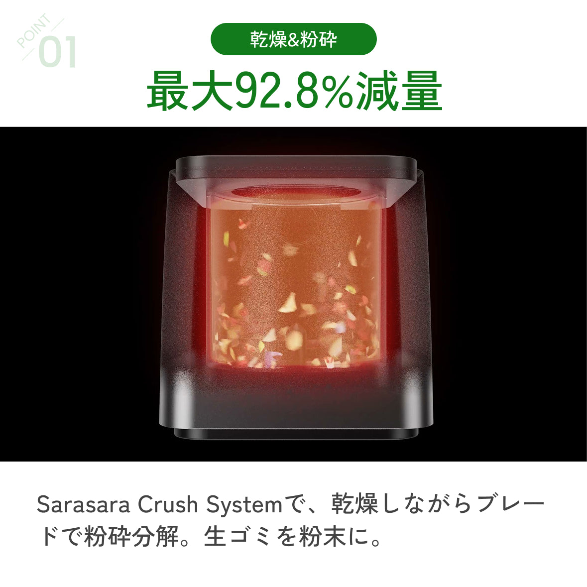 【当店限定180日延長保証】SunRuck 生ごみ再生機  GREEN CIRCULAR BOX サンルック SR-CL500-GY