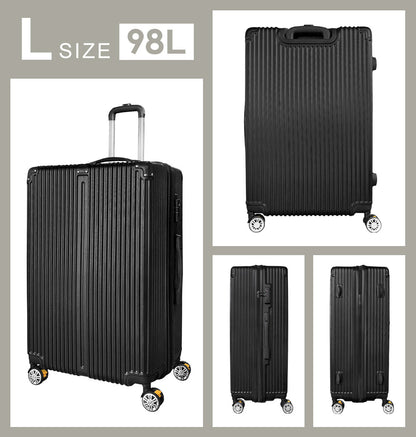 【当店限定180日延長保証】 Sun Ruck スーツケース Lサイズ 7泊-14泊 98L キャリーケース キャリーバッグ 旅行バッグ トランク トランクケース キャスター 軽量 TSAロック ストッパー付き SR-DT098