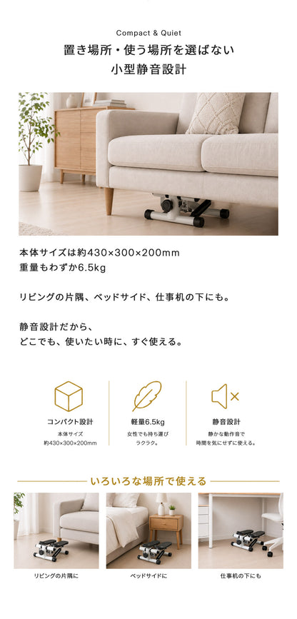 【当店限定180日延長保証】 SunRuck フィットネスステッパー サンルック SR-FT028