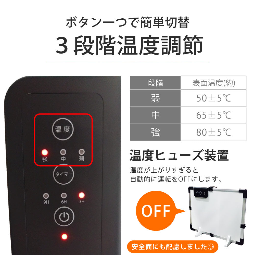 【当店限定180日延長保証】 SunRuck デスクパネルヒーター だんぼくん サンルック SR-HD3645-W