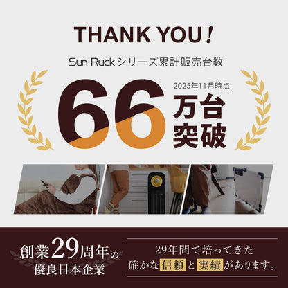 【当店限定180日延長保証】 SunRuck セラミックヒーター サンルック SR-NF05-WH