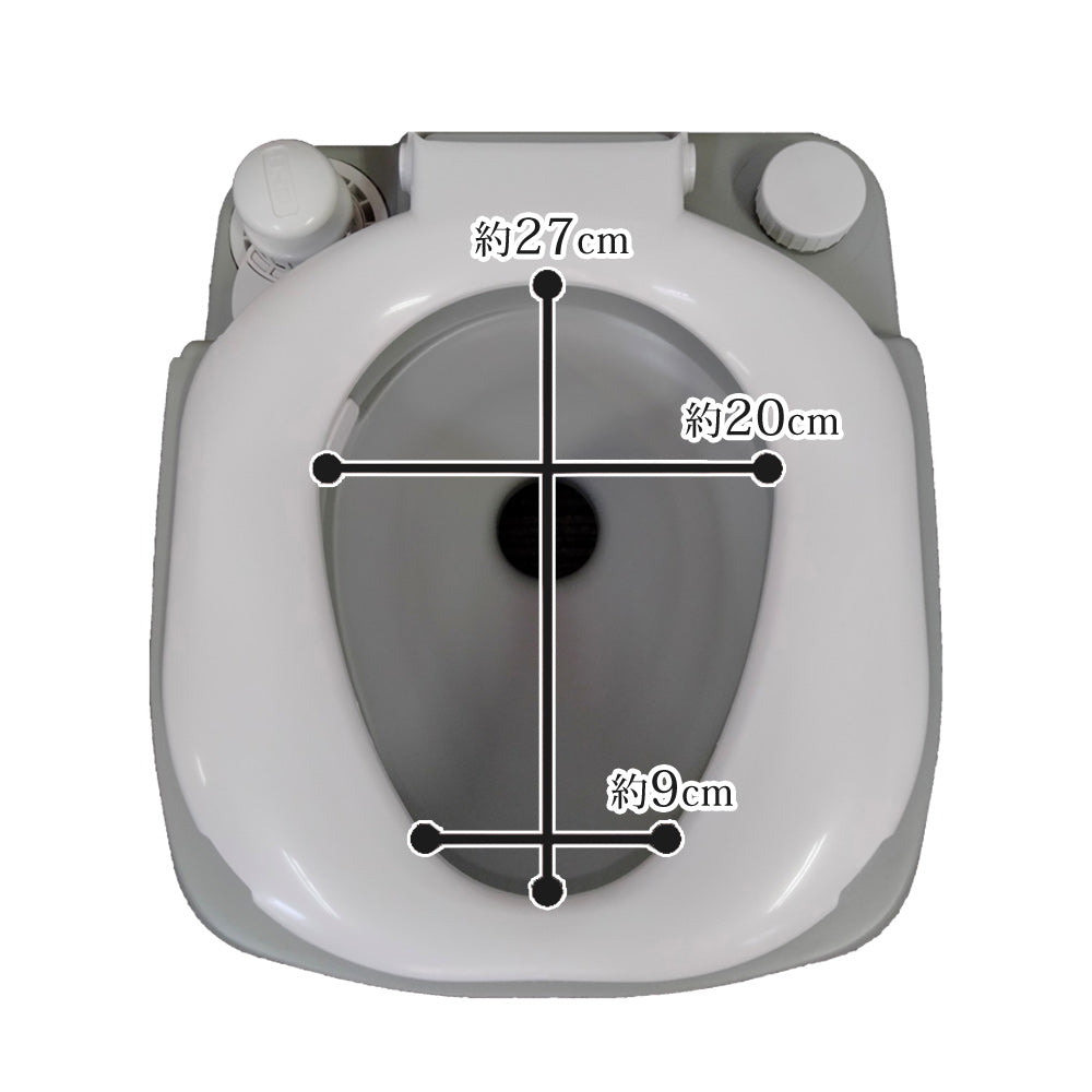 【当店限定180日延長保証】SunRuck ポータブル水洗トイレ(21L)  サンルック SR-PT4521