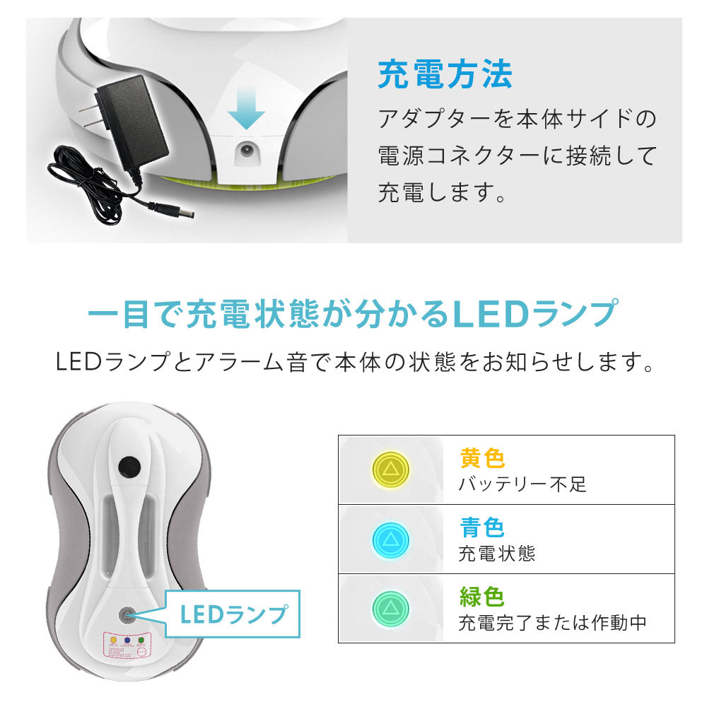 【当店限定180日延長保証】 SunRuck 水拭きロボット ミズモッパー サンルック SR-WR010-GY
