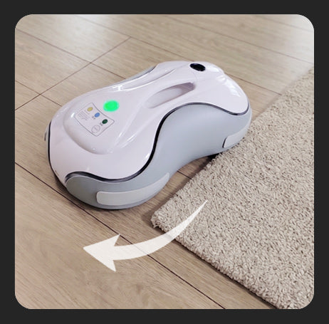 絨毯やカーペットなどの
段差を検知し、乗り越えを
回避。水拭きに適さない
場所への進入を防ぎます。