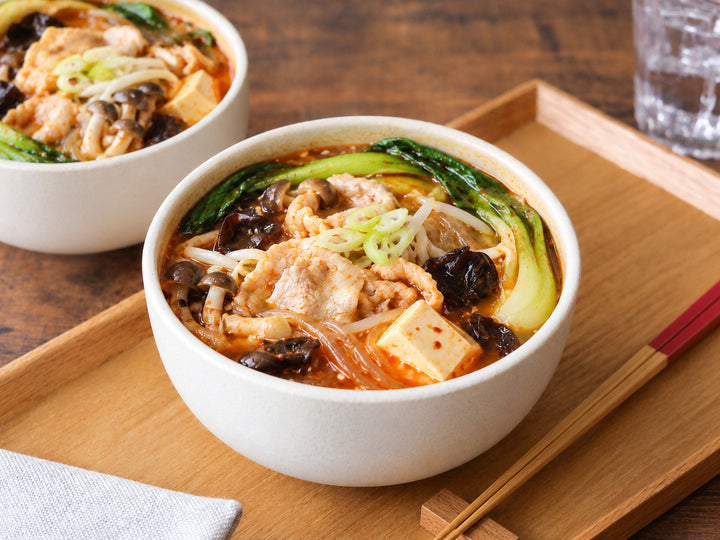 豚バラと野菜の具だくさん旨辛麻辣湯