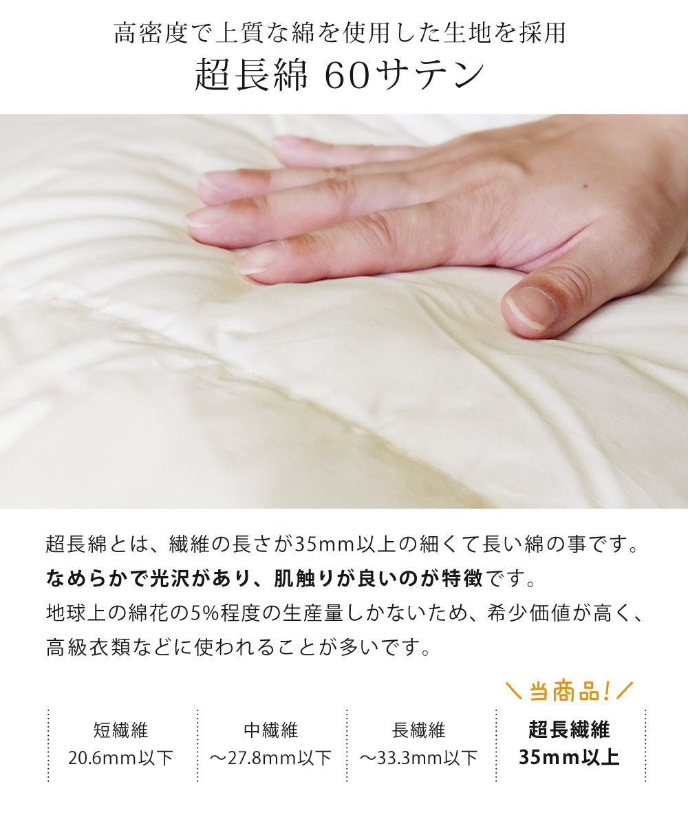SunRuck 日本製羽毛布団 ホワイトマザーグースダウン 95% シングルサイズ A784SZ