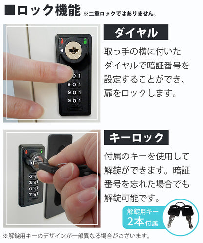 【当店限定180日延長保証】 SunRuck  鍵付き宅配ボックス 73L サンルック SR-DL3010