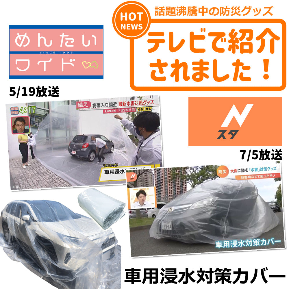 【90日保証】 SunRuck 車用浸水対策カバー W600×D350×H250cm サンルック SR-FP01