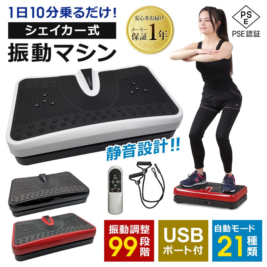 SunRuck 小型振動フィットネスマシン サンルック SR-FT012
