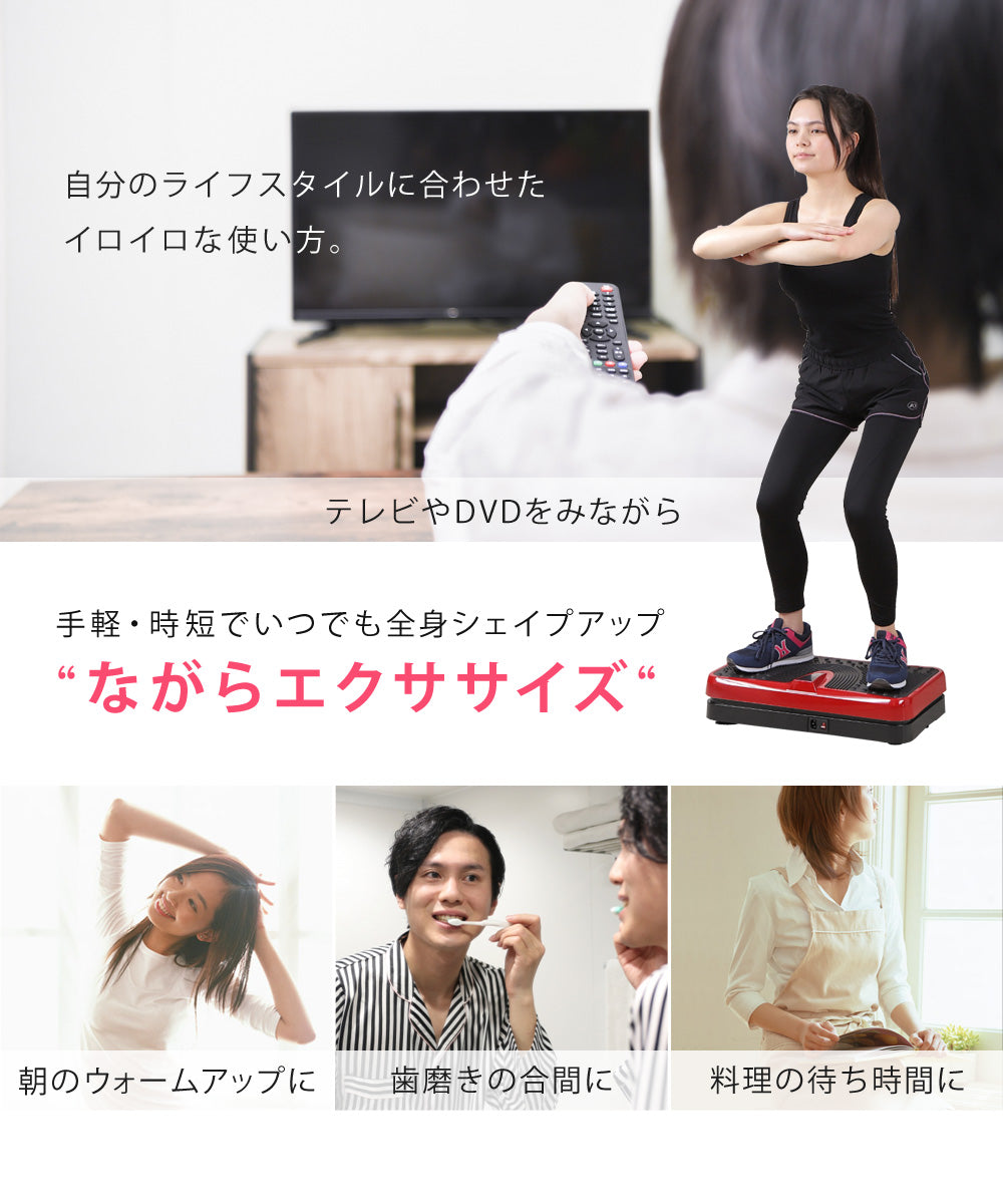 SunRuck 小型振動フィットネスマシン サンルック SR-FT012