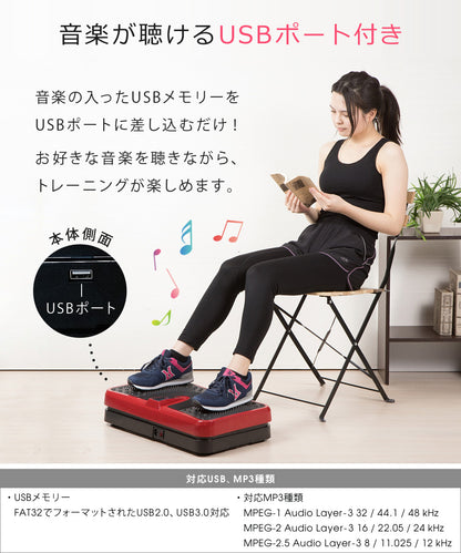 SunRuck 小型振動フィットネスマシン サンルック SR-FT012