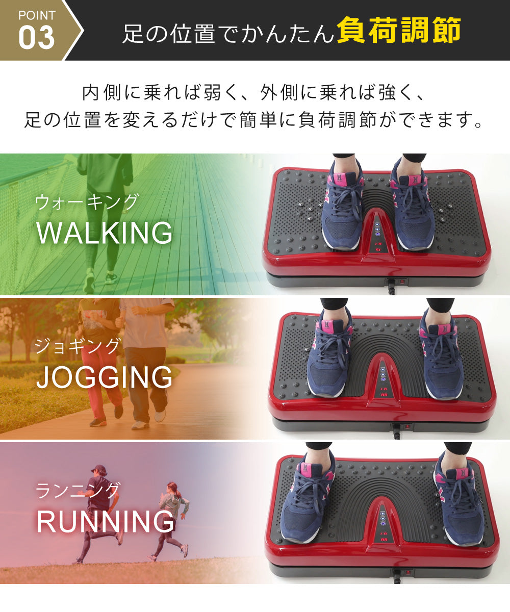 SunRuck 小型振動フィットネスマシン サンルック SR-FT012