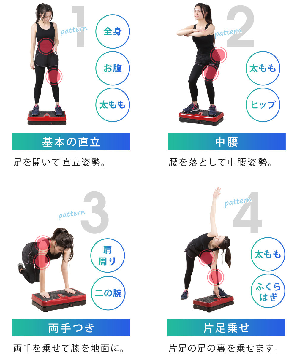SunRuck 小型振動フィットネスマシン サンルック SR-FT012