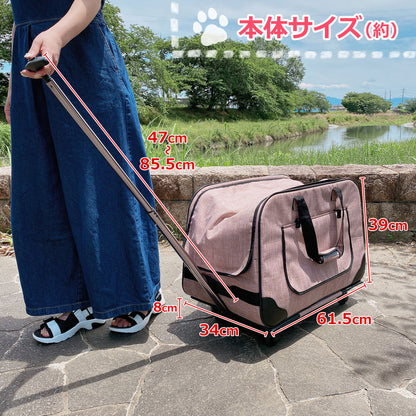 【当店限定180日延長保証】 SunRuck ハンドル付き2Wayペットキャリー  サンルック SR-PCR01