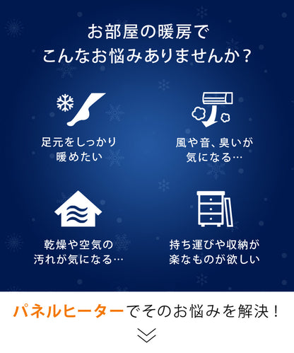 SunRuck ぱたんこヒーター 折りたたみパネルヒーター サンルック SR-PH010-GY