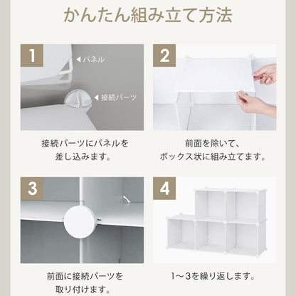 【当店限定180日延長保証】 SunRuck 組立式クローゼット サンルック SR-STW034-WH